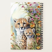 パーソナライズされたCheetah School Office Notebook Gift ノートブック (裏面)
