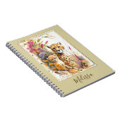 パーソナライズされたCheetah School Office Notebook Gift ノートブック (右側)
