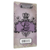 パーソナライズされたChevron Live Law Love Clipboard クリップボード (右)