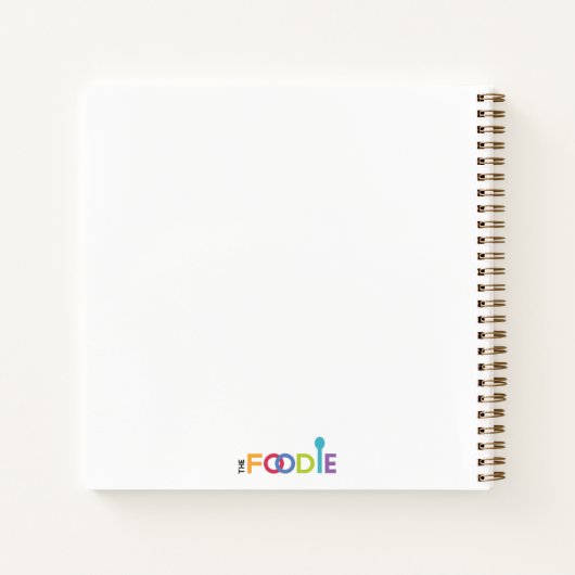 パーソナライズされたCookbook（写真） ノートブック (裏面)