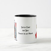 パーソナライズされたCovid記念写真 マグカップ (中央)