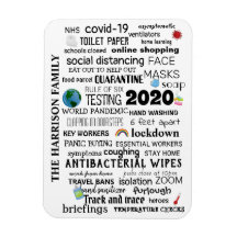 パーソナライズされたCovid-19世界パンデミック記念