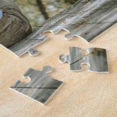 パーソナライズされたCustom Wedding Photo Gift ジグソーパズル (側面)