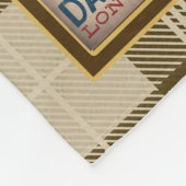 パーソナライズされたDachshund Knowledge Beautiful Gift フリースブランケット (角)