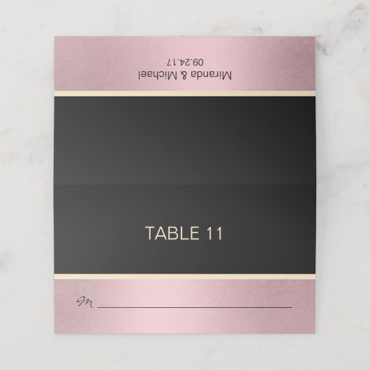 パーソナライズされたDIYの名結婚前テーブル座席表 プレイスカード (外部開封)