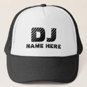 パーソナライズされたDJ キャップ (正面)