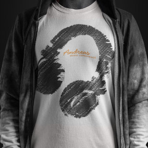 パーソナライズされたDJ Tee d.j.クール Tシャツ