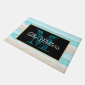 パーソナライズされたdoormatのビーチー ドアマット (アングル)