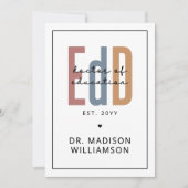 パーソナライズされたEdD教育医 カード (正面)