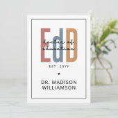 パーソナライズされたEdD教育医 カード (スタンド正面)