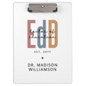 パーソナライズされたEdD教育医 クリップボード (正面)