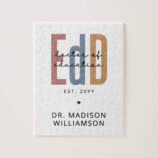 パーソナライズされたEdD教育医 ジグソーパズル (縦)
