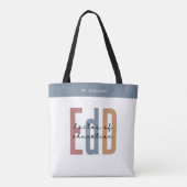 パーソナライズされたEdD教育医 トートバッグ (裏面)