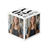 パーソナライズされたEdD教育医 フォトキューブ (裏面アングル)