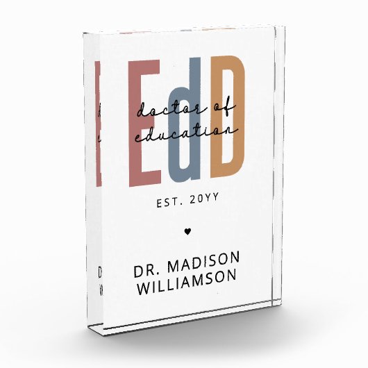 パーソナライズされたEdD教育医 フォトブロック (左)