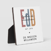 パーソナライズされたEdD教育医 フォトプラーク (正面)