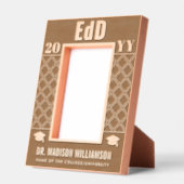 パーソナライズされたEdD教育医 レーザー彫刻フレーム (左)