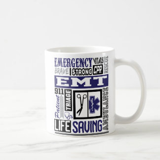 パーソナライズされたEmt/EmsシンボルS言葉コーヒーマグ コーヒーマグカップ
