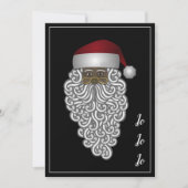 パーソナライズされたEtinc Latino Papa Noelクリスマス シーズンカード (正面)