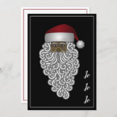 パーソナライズされたEtinc Latino Papa Noelクリスマス シーズンカード (正面/裏面)