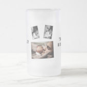 パーソナライズされたFANTS DAY MUGSあなたの写真を追加 フロストグラスビールジョッキ (中央)