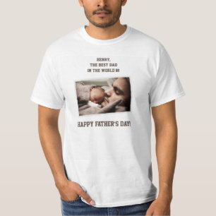 パーソナライズされたFANTS DAY SHIRTS ADD YOUR PHOTO Tシャツ