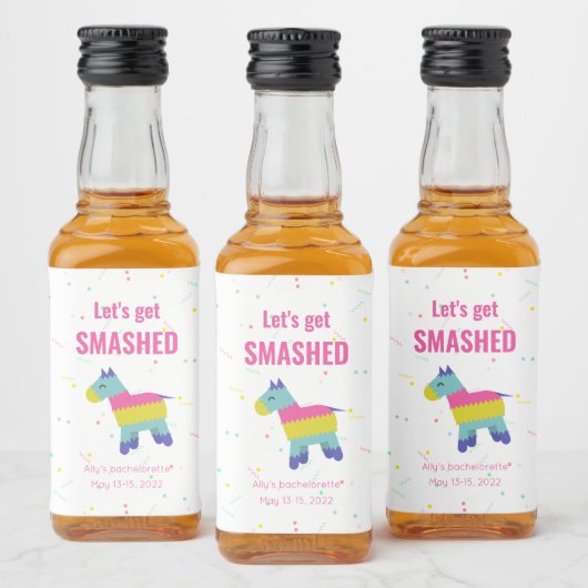 パーソナライズされたFiestaをテーマにしたラベル リキュールボトルラベル (ボトル)