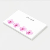 パーソナライズされたFLOWERS Post-It Notes ポストイット (アングル)