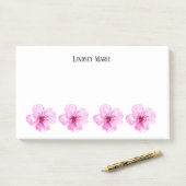 パーソナライズされたFLOWERS Post-It Notes ポストイット (デスク)