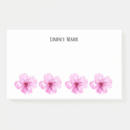 パーソナライズされたFLOWERS Post-It Notes ポストイット