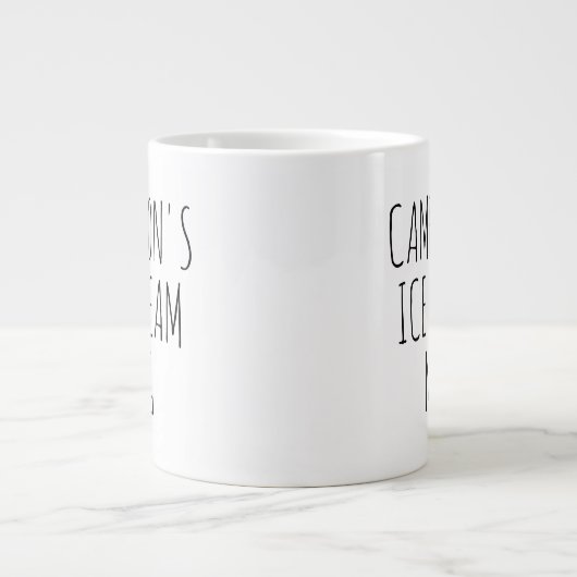 パーソナライズされたGagノベルティギフト用アイスクリーム  ジャンボコーヒーマグカップ (正面)