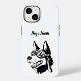 パーソナライズされたGerman Shepherd Dogの写真と名前 Case-Mate iPhone 14ケース
