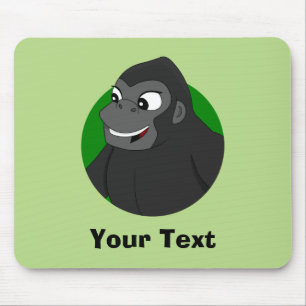 パーソナライズされたGorilla Cartoonマウスパッド マウスパッド