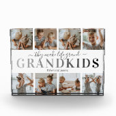 パーソナライズされたGrandkidsフォトブロック フォトブロック (正面)