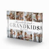 パーソナライズされたGrandkidsフォトブロック フォトブロック (右)