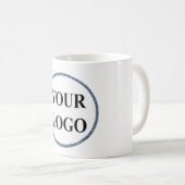 パーソナライズされたGrather Giftテンプレート追加ロゴ コーヒーマグカップ (正面右)