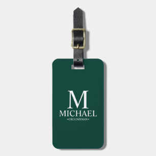パーソナライズされたGroomsman Name and Monogram ラゲッジタグ