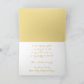 パーソナライズされたHappy New Year Familyフォトグリーティング カード (内部)