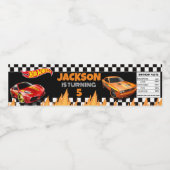パーソナライズされたHotwheelsボトルのラベルセット ペットボトルラベル (シングルラベル)