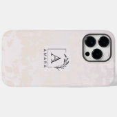 パーソナライズされたiPhone 14 Pro Max ケース、ハイビスカスピンク Case-Mate iPhoneケース (裏面 (横))