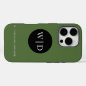 パーソナライズされたiPhone 16 Proケースと名前 Case-Mate iPhoneケース (裏面 (横))