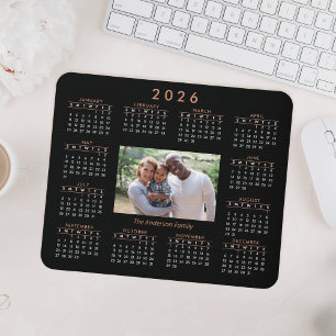 パーソナライズされたKeepsake Photo 2024カレンダー マウスパッド