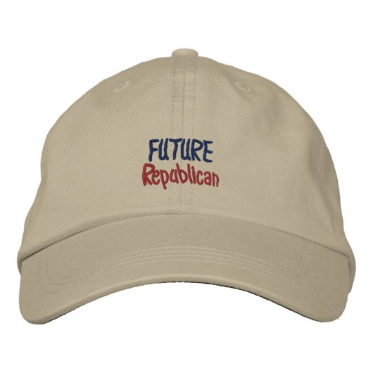 パーソナライズされたKid Future Republic Embroided Hat 刺繍入りキャップ (正面)