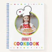 パーソナライズされたKids Cookbook (写真) ノートブック (正面)