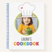 パーソナライズされたKids Cookbook (写真) ノートブック (正面)