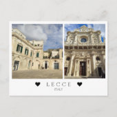 パーソナライズされたLecce, Puglia, Italy Post ポストカード (正面)