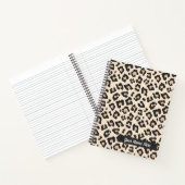 パーソナライズされたLeopard Print Spiral Notebook ノートブック (内部)