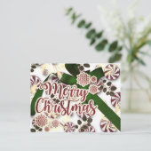 パーソナライズされたMayberry Christmas Photo ポストカード (スタンド正面)