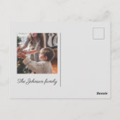 パーソナライズされたMayberry Christmas Photo ポストカード (裏面)