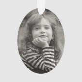 パーソナライズされたMemorial Angel Wings写真 オーナメント (裏面)